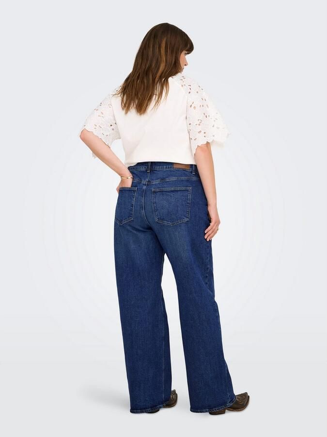 ONLY CARMAKOMA High-waist jeans CARJUICY HW WIDE LEG REA255 - Foto 5