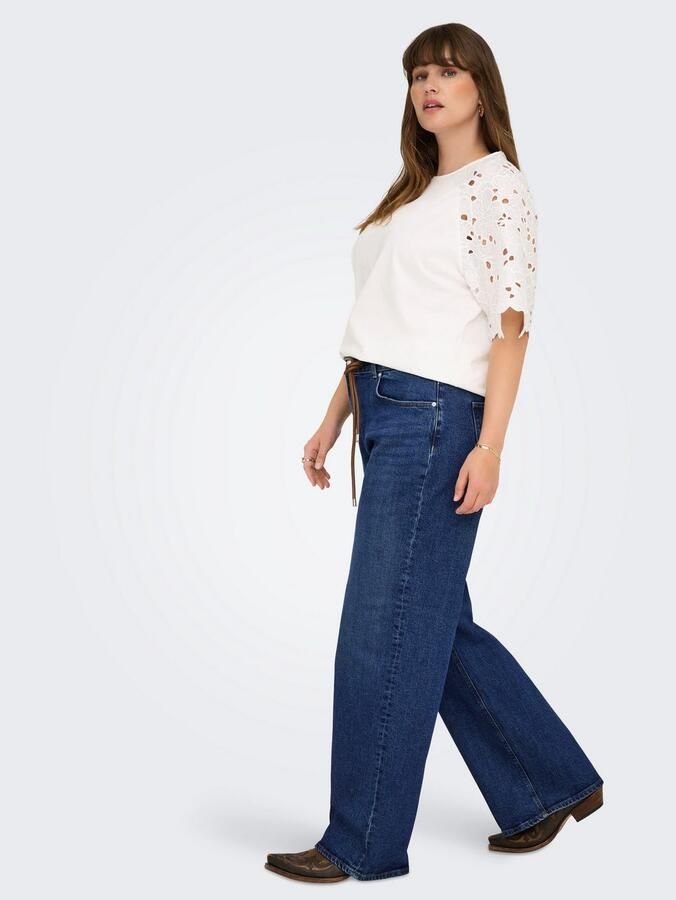 ONLY CARMAKOMA High-waist jeans CARJUICY HW WIDE LEG REA255 - Foto 2