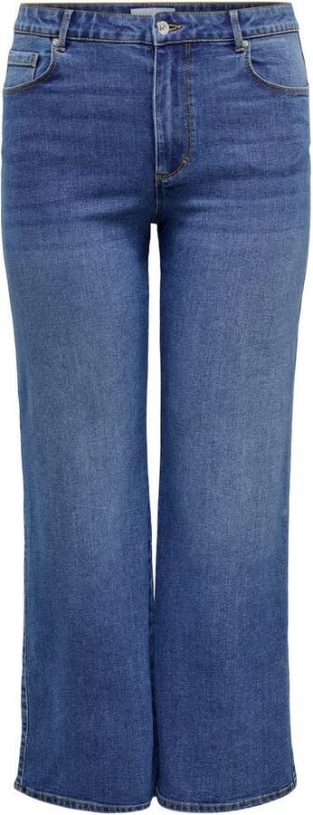 ONLY CARMAKOMA High-waist jeans CARSNOW HW WIDE DNM JEANS PIM MBD NOOS - Foto 7