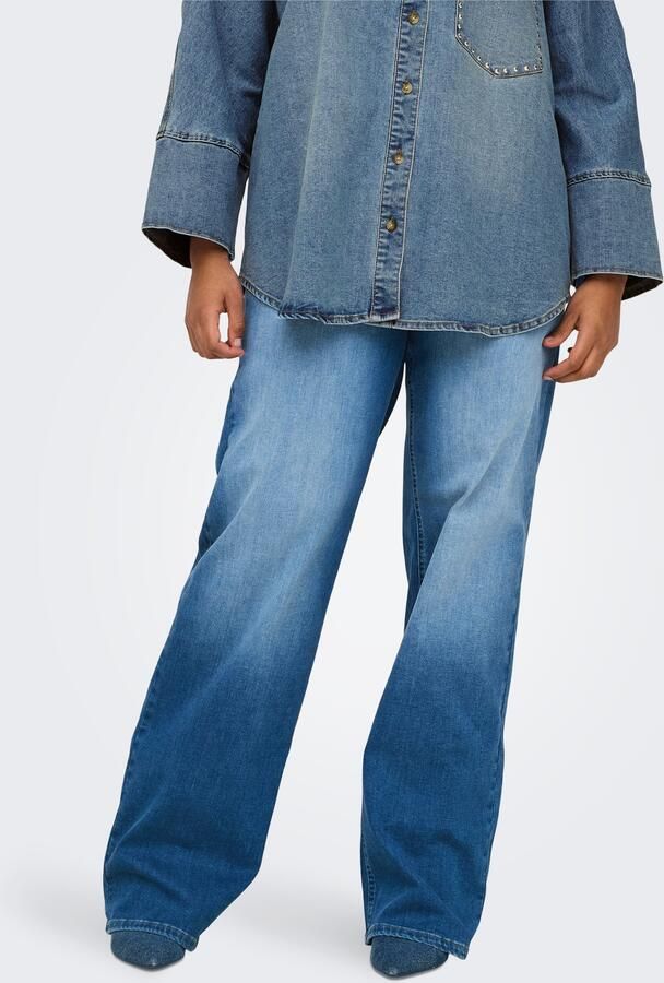 ONLY CARMAKOMA High-waist jeans CARWILLY HW WIDE DNM REA12187 NOOS - Foto 6