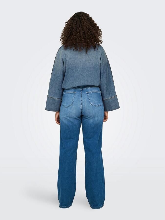 ONLY CARMAKOMA High-waist jeans CARWILLY HW WIDE DNM REA12187 NOOS - Foto 4