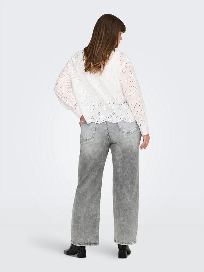 ONLY CARMAKOMA High-waist jeans CARWILLY HW WIDE DNM TAI0918 - Foto 4