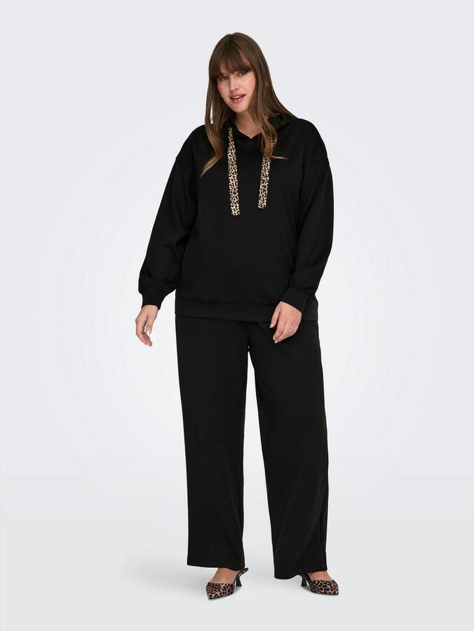 ONLY CARMAKOMA Hoodie CARALINA LIFE LEO DETAIL HOOD BOX JRS - Foto 4