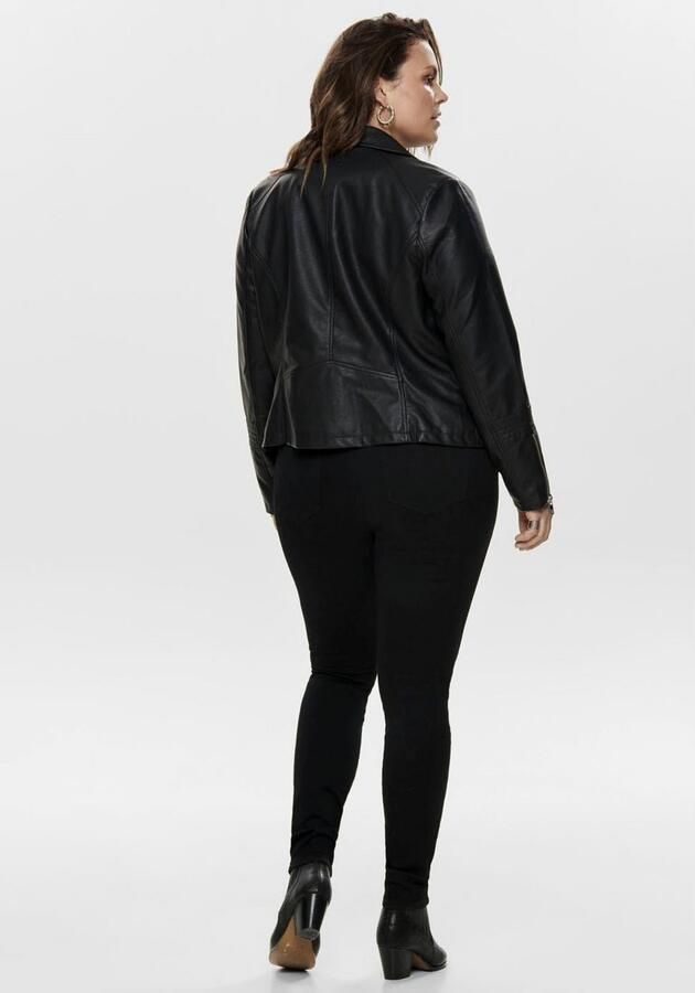 ONLY CARMAKOMA Imitatieleren jack CAREMMY FAUX LEATHER BIKER - Foto 6