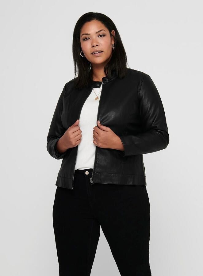 ONLY CARMAKOMA Imitatieleren jack CARROBBER FAUX LEATHER JACKET NOOS - Foto 7