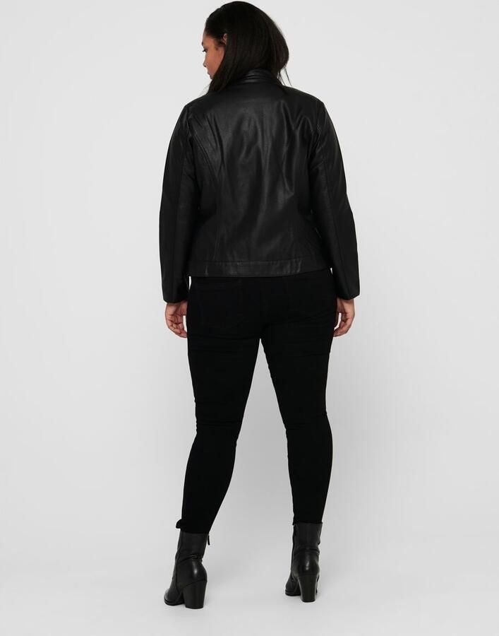 ONLY CARMAKOMA Imitatieleren jack CARROBBER FAUX LEATHER JACKET NOOS - Foto 3