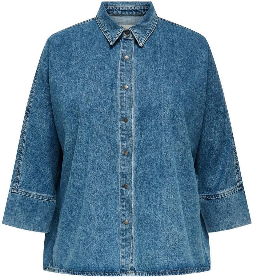 ONLY CARMAKOMA Jeans blouse CARGRACE 3 4 DNM SHIRT CRO