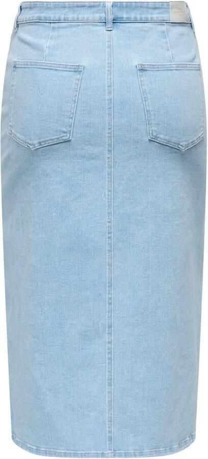 ONLY CARMAKOMA Jeans rok CARSIRI FRONT SLIT SKIRT DNM GUA NOOS