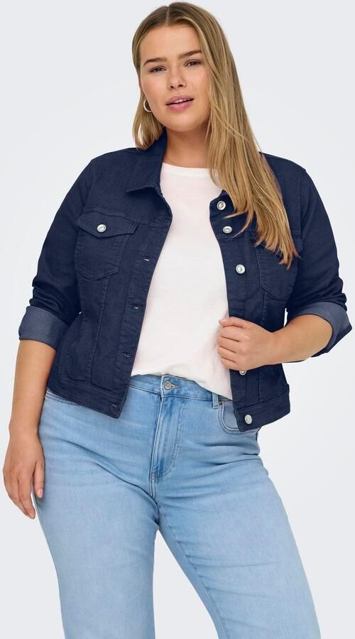 ONLY CARMAKOMA Jeansjack CARWESPA COLOUR DENIM JACKET DNM - Foto 3