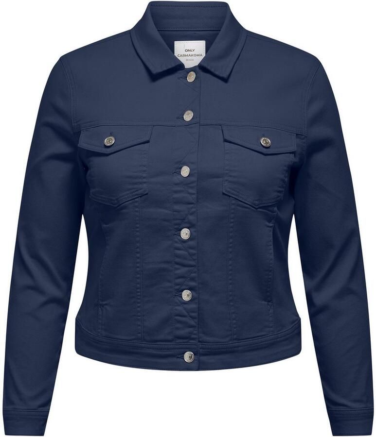 ONLY CARMAKOMA Jeansjack CARWESPA COLOUR DENIM JACKET DNM
