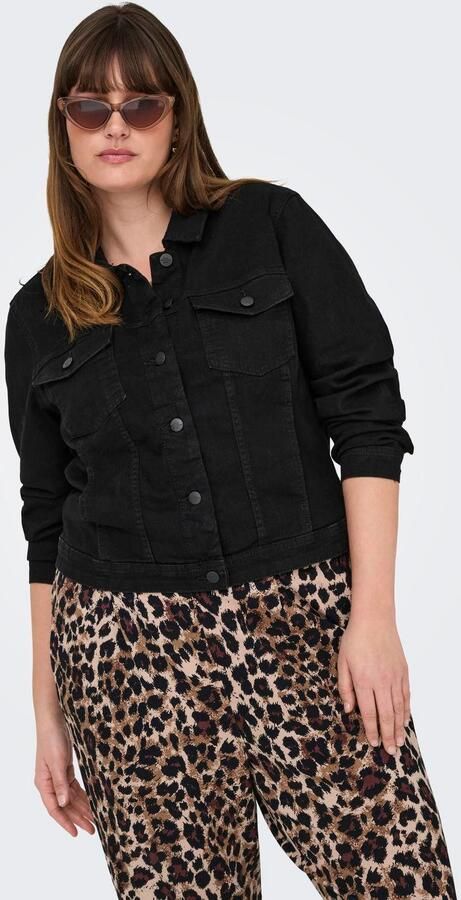 ONLY CARMAKOMA Jeansjack CARWESPA LS JACKET BLACK DNM - Foto 6