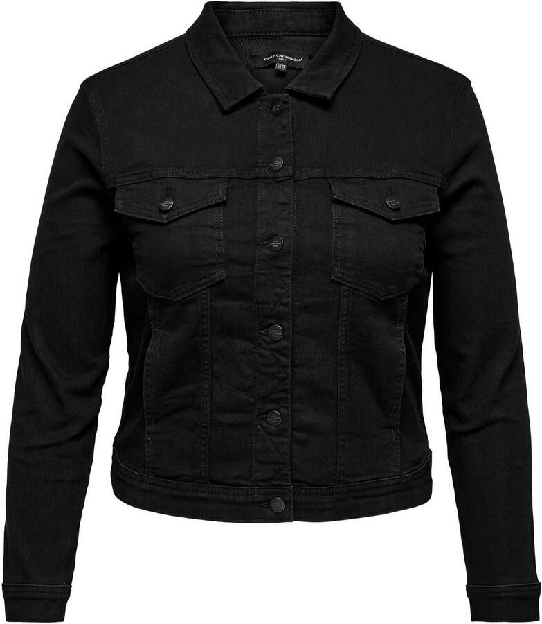ONLY CARMAKOMA Jeansjack CARWESPA LS JACKET BLACK DNM - Foto 3