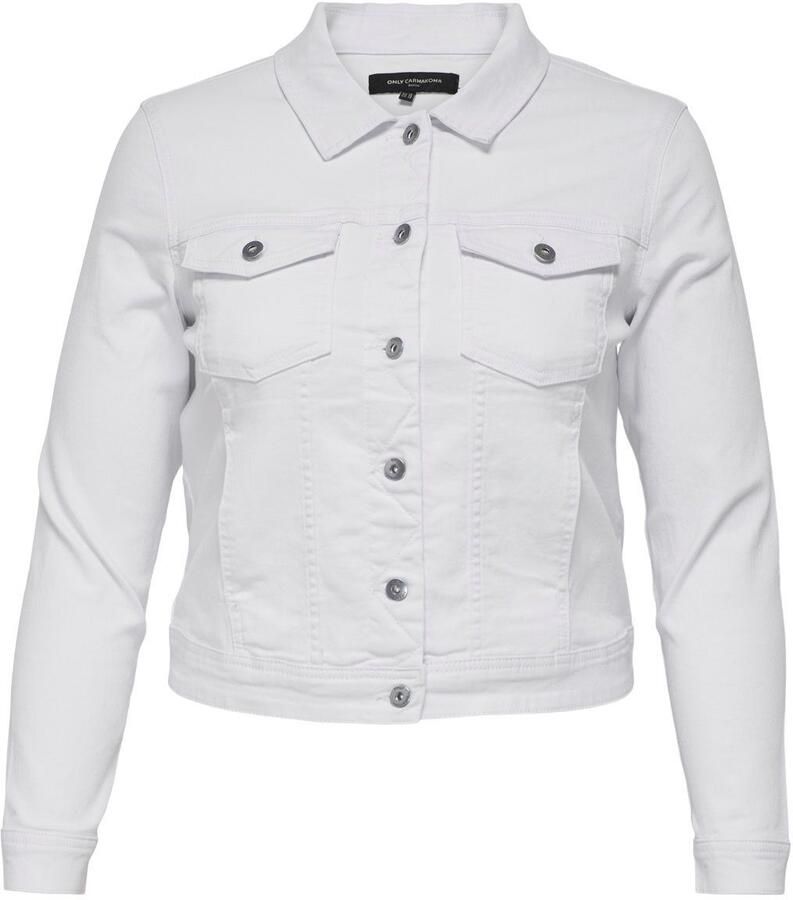 ONLY CARMAKOMA PLUS SIZE jeansjack met knoopsluiting model 'CARWESPA' - Foto 2