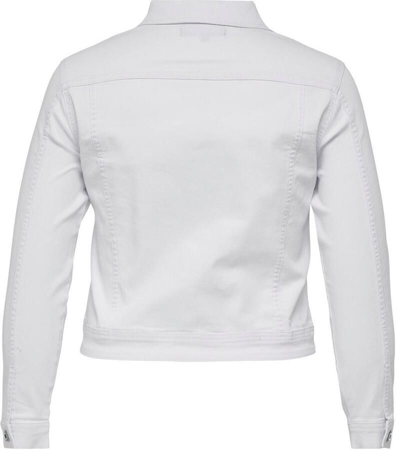ONLY CARMAKOMA PLUS SIZE jeansjack met knoopsluiting model 'CARWESPA' - Foto 3