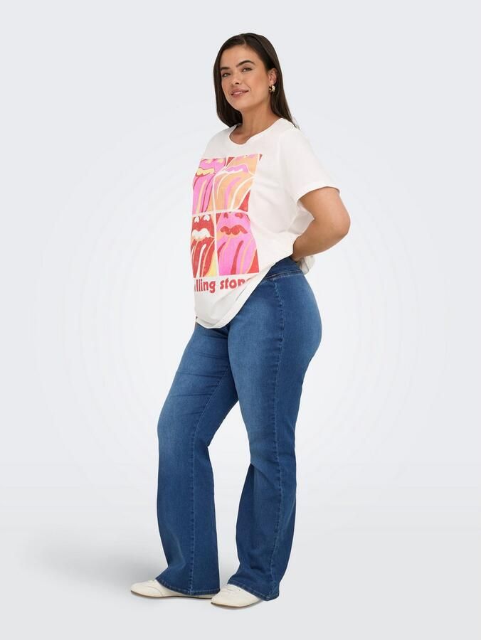 ONLY CARMAKOMA Jeanslegging CARROYAL MID WAIST FLARED LEGGING - Foto 3