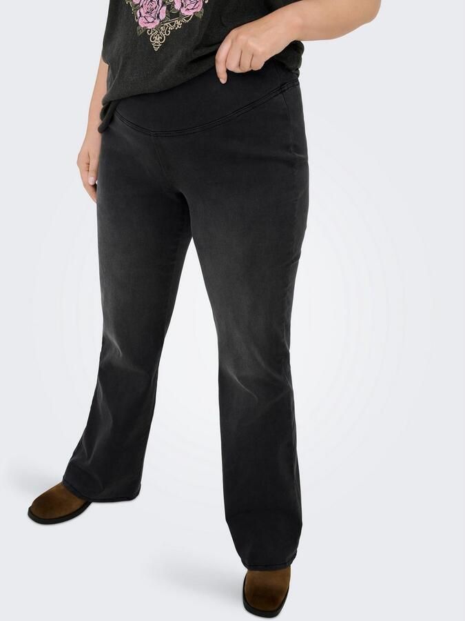 ONLY CARMAKOMA Jeanslegging CARROYAL MID WAIST FLARED LEGGING - Foto 6