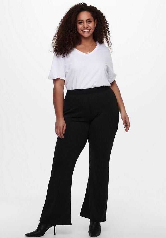 ONLY CARMAKOMA PLUS SIZE flared cut comfortbroek met stretch model 'Carpever' - Foto 4
