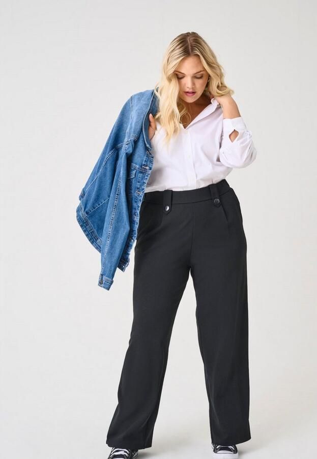 ONLY CARMAKOMA Jerseybroek CARSANIA BUTTON PANT JRS PNT NOOS - Foto 6