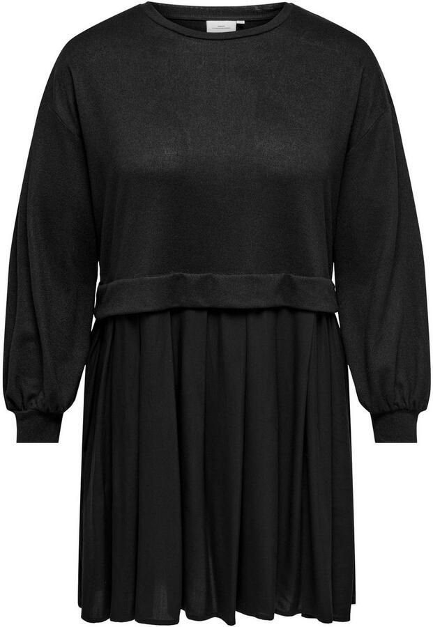 ONLY CARMAKOMA Jerseyjurk CARUMA ALBA L S MIX KNEE DRESS JRS - Foto 5