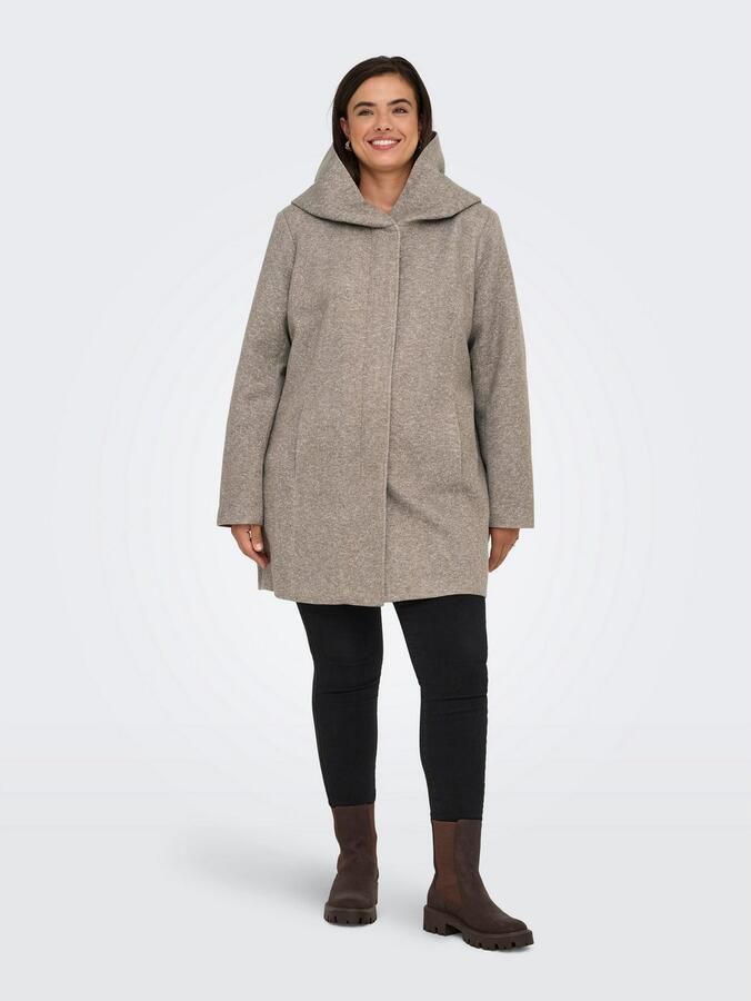 ONLY CARMAKOMA Korte jas CARSEDONA LIGHT COAT OTW NOOS - Foto 4