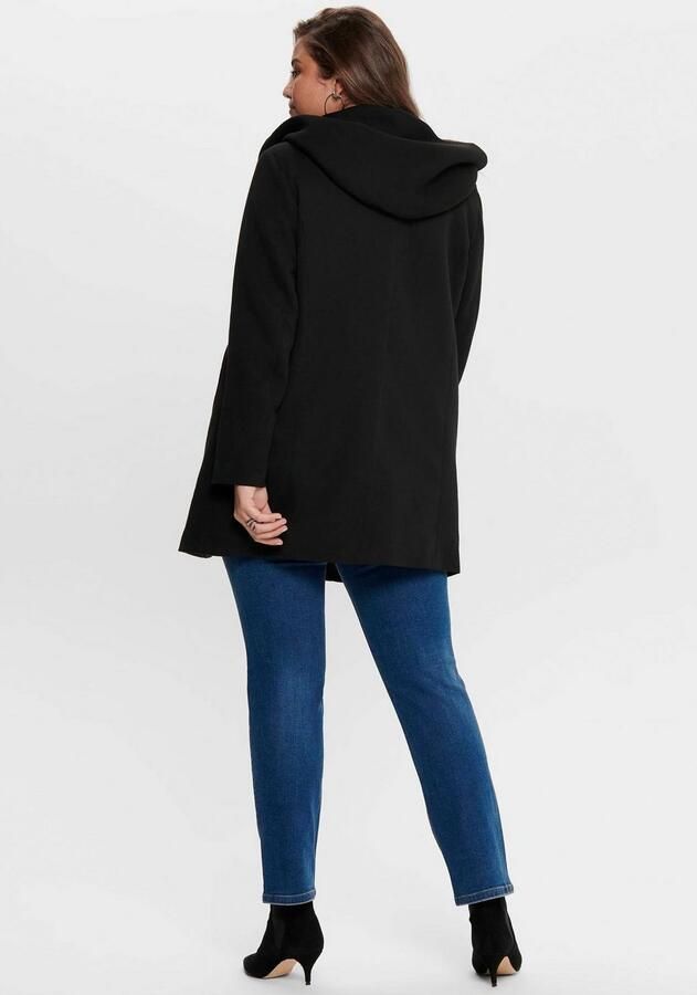 ONLY CARMAKOMA PLUS SIZE lange jas met capuchon model 'CARSEDONA LIGHT COAT' - Foto 3
