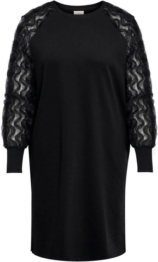 ONLY CARMAKOMA Mini-jurk CARAMIRA L S O-NECK ABK DRESS JRS - Foto 5