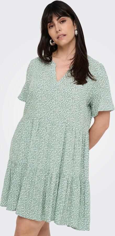 ONLY CARMAKOMA Mini-jurk CARZALLY LIFE S S THEA TUNIC DRESS NOOS - Foto 4