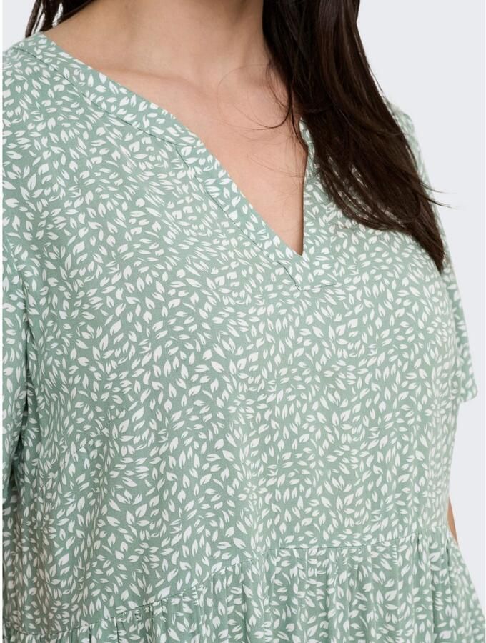 ONLY CARMAKOMA Mini-jurk CARZALLY LIFE S S THEA TUNIC DRESS NOOS