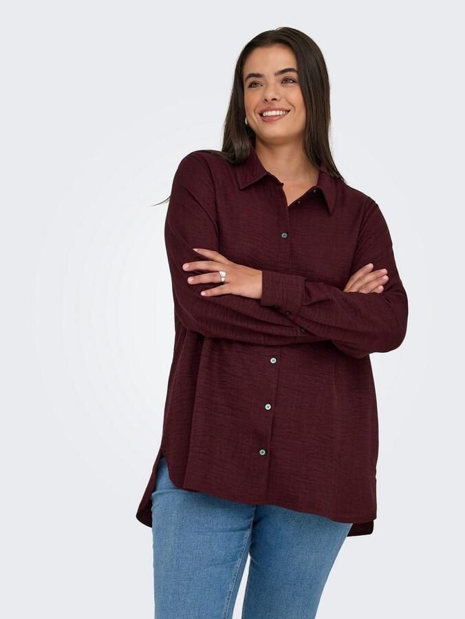 ONLY CARMAKOMA Overhemdblouse CARBAY LS SHIRT WVN BF - Foto 2