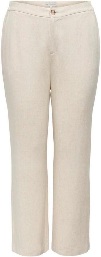 ONLY CARMAKOMA Pantalon CARAGNES MW LINEN BL MEL PANT TLR - Foto 4