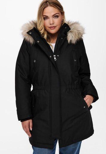 ONLY CARMAKOMA Parka CARIRENA met imitatiebont bij de capuchon - Foto 6