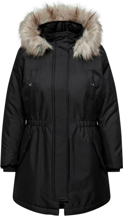 ONLY CARMAKOMA Parka CARIRENA met imitatiebont bij de capuchon - Foto 2
