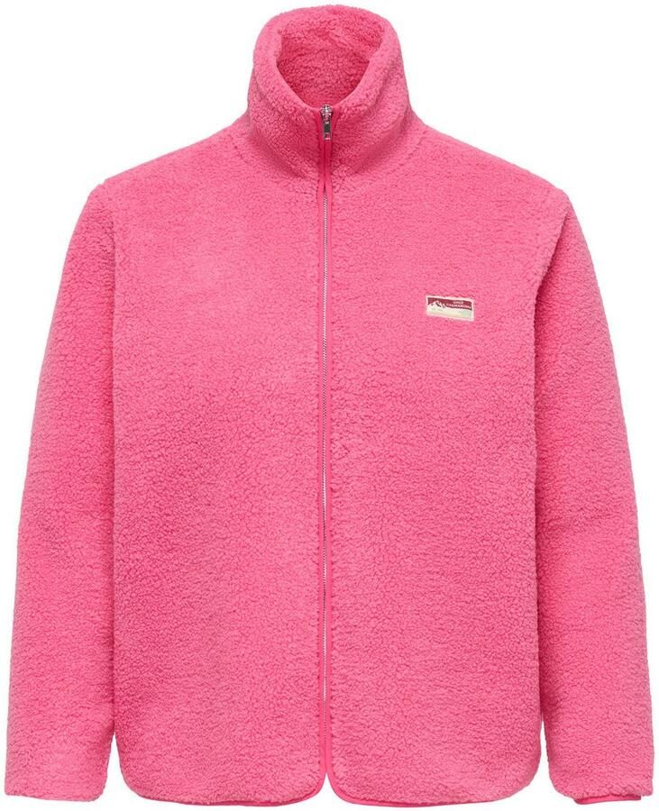 ONLY CARMAKOMA Pluchen jack CARHOLLY TEDDY L S ZIP SWT - Foto 6