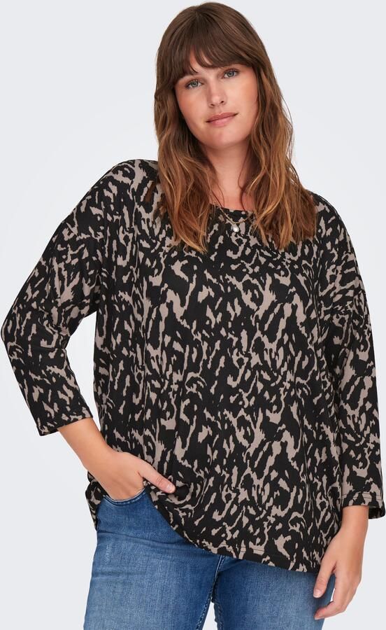 ONLY CARMAKOMA Shirt met 3 4-mouwen CARALBA 3 4 TOP NOOS - Foto 6