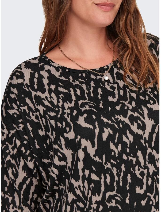 ONLY CARMAKOMA Shirt met 3 4-mouwen CARALBA 3 4 TOP NOOS - Foto 2