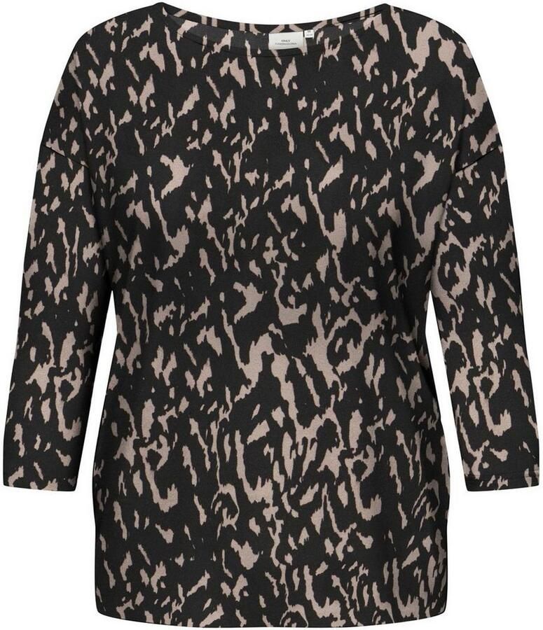 ONLY CARMAKOMA Shirt met 3 4-mouwen CARALBA 3 4 TOP NOOS - Foto 1