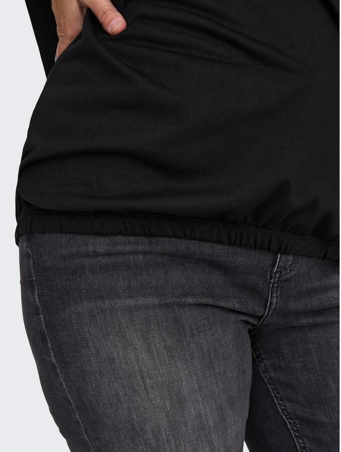 ONLY CARMAKOMA Shirt met 3 4 mouwen CARCARLINNE V-NECK 3 4 TOP JRS BF - Foto 2