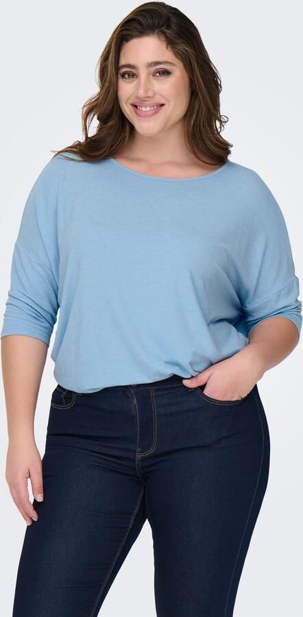 ONLY CARMAKOMA Shirt met 3 4 mouwen CARLAMOUR 3 4 TOP JRS NOOS - Foto 6