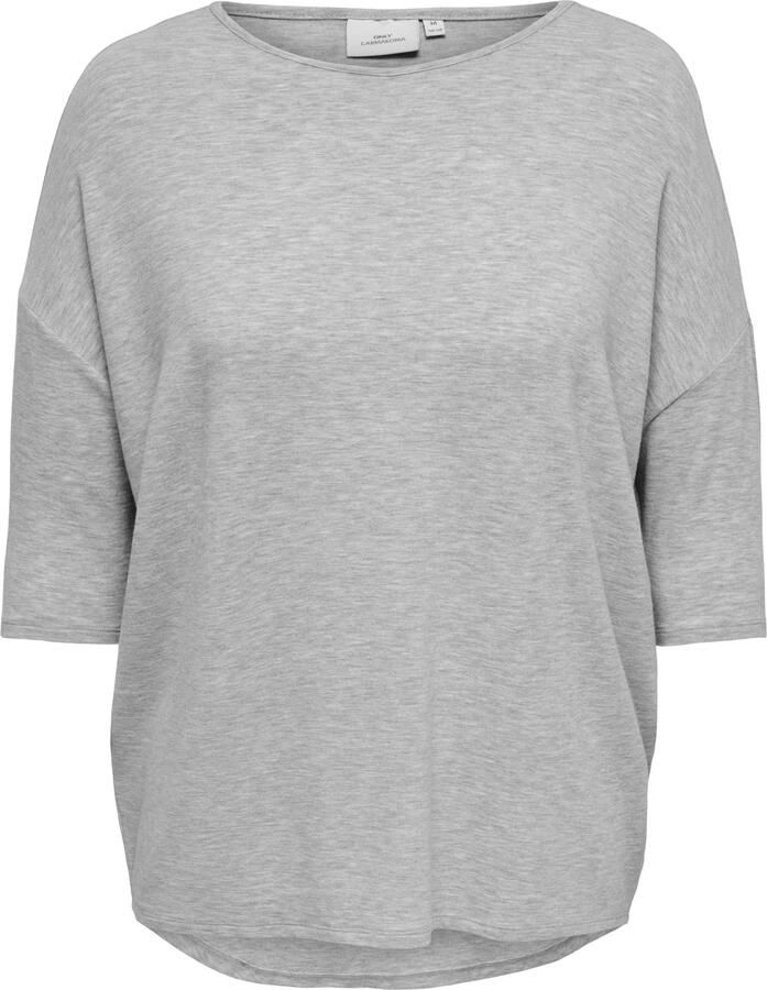 ONLY CARMAKOMA Shirt met 3 4 mouwen CARLAMOUR 3 4 TOP JRS NOOS