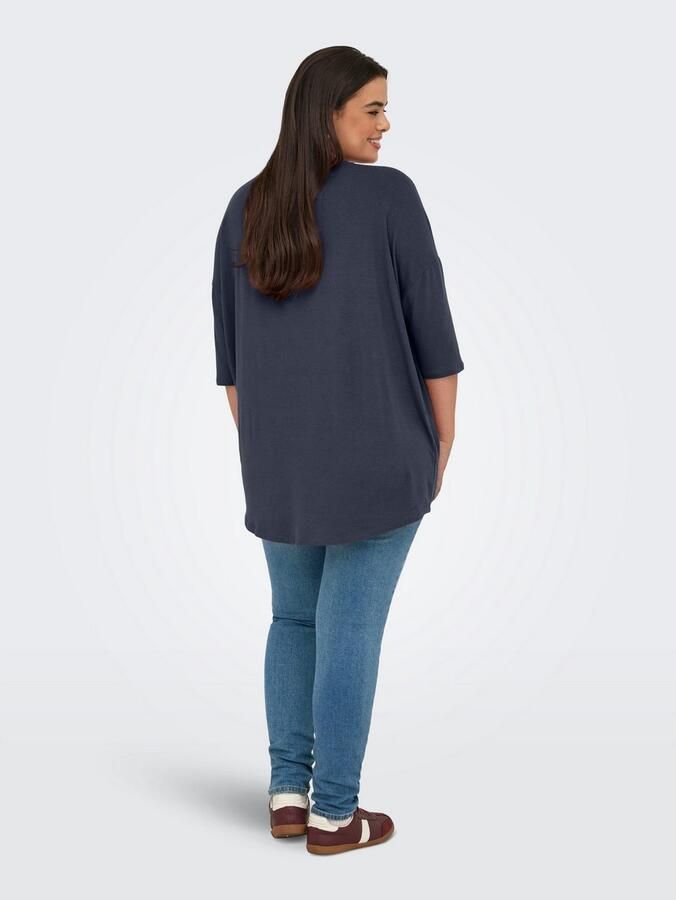 ONLY CARMAKOMA Shirt met 3 4 mouwen CARLAMOUR 3 4 TOP JRS NOOS - Foto 2