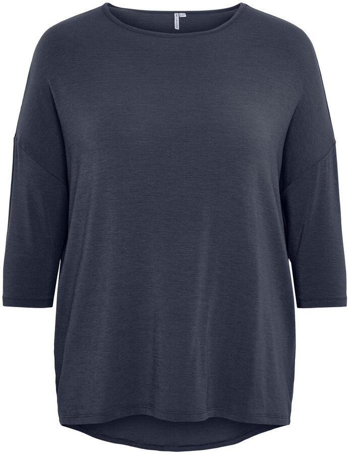 ONLY CARMAKOMA Shirt met 3 4 mouwen CARLAMOUR 3 4 TOP JRS NOOS