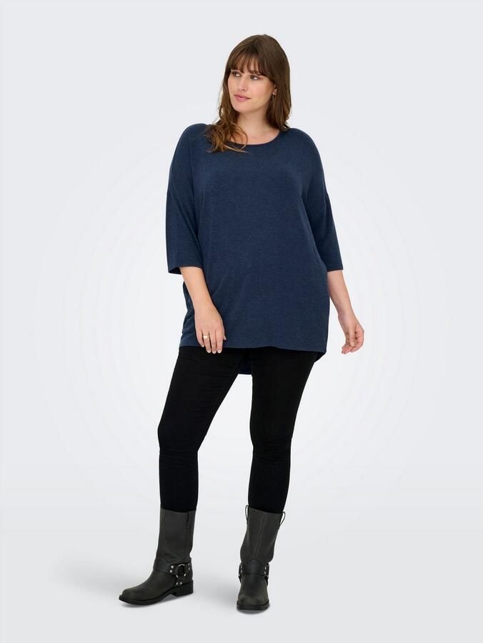 ONLY CARMAKOMA Shirt met 3 4 mouwen CARLAMOUR 3 4 TOP JRS NOOS - Foto 4