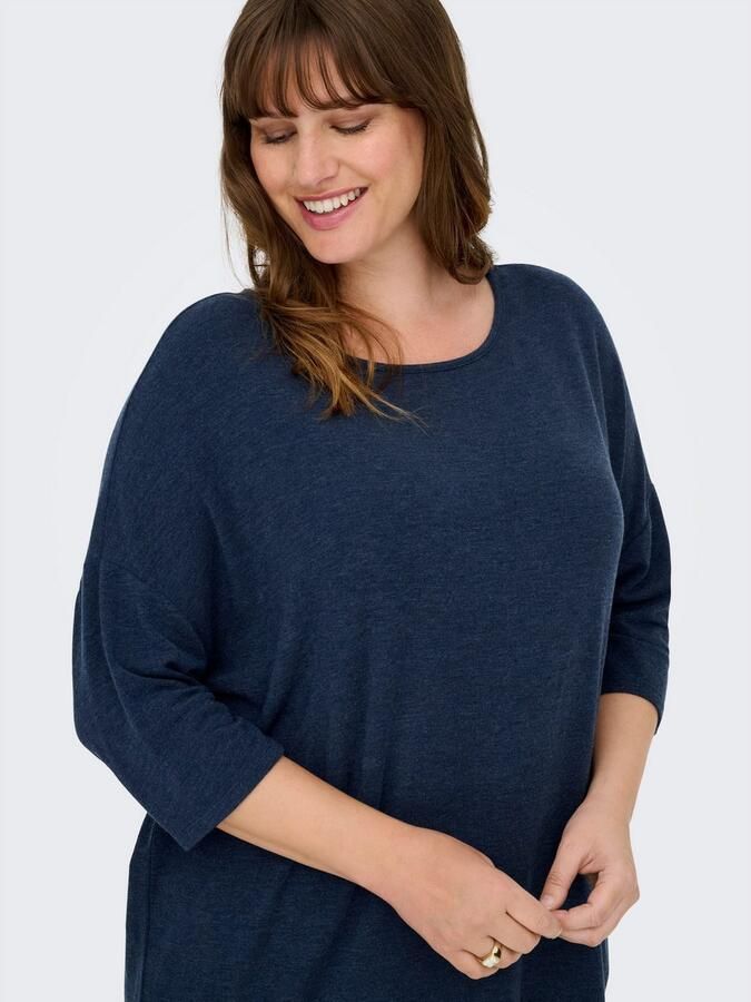 ONLY CARMAKOMA Shirt met 3 4 mouwen CARLAMOUR 3 4 TOP JRS NOOS - Foto 6