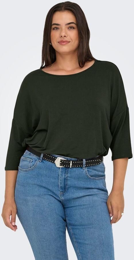 ONLY CARMAKOMA Shirt met 3 4 mouwen CARLAMOUR 3 4 TOP JRS NOOS - Foto 3