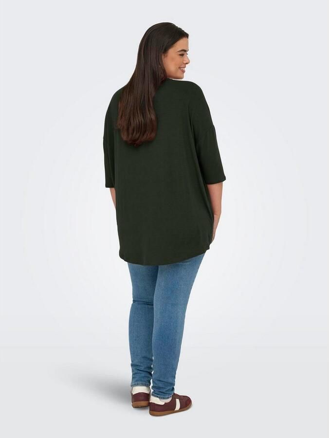 ONLY CARMAKOMA Shirt met 3 4 mouwen CARLAMOUR 3 4 TOP JRS NOOS - Foto 2