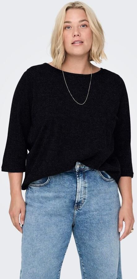 ONLY CARMAKOMA Shirt met 3 4 mouwen CARMARTHA 3 4 TOP - Foto 3