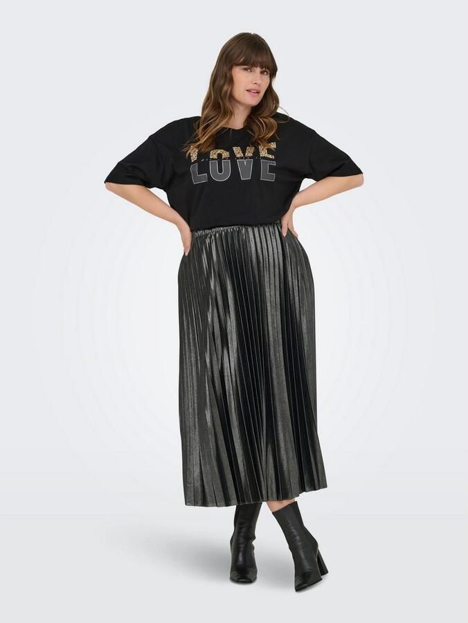 ONLY CARMAKOMA Shirt met korte mouwen CARKOURTNEY SS O-NECK REG TEE JRS - Foto 4
