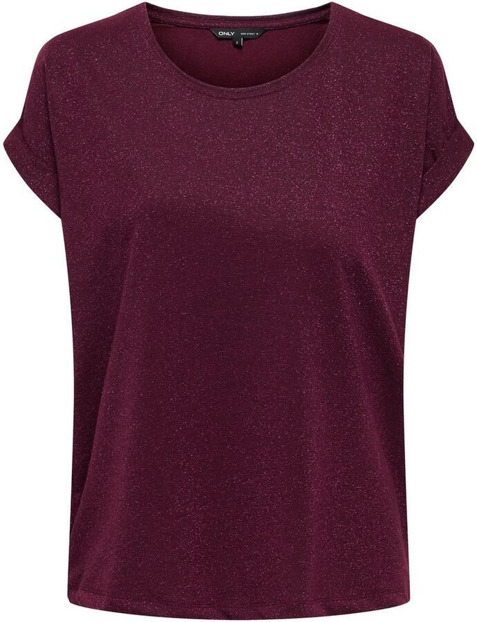 Only Shirt met korte mouwen ONLMOSTER GLITTER S S TOP NOOS JRS - Foto 2