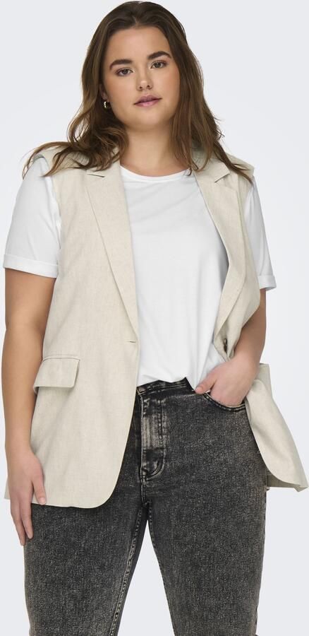 ONLY CARMAKOMA Shirt met korte mouwen CARMOSTER S S FOLD UP TOP JRS NOOS - Foto 7