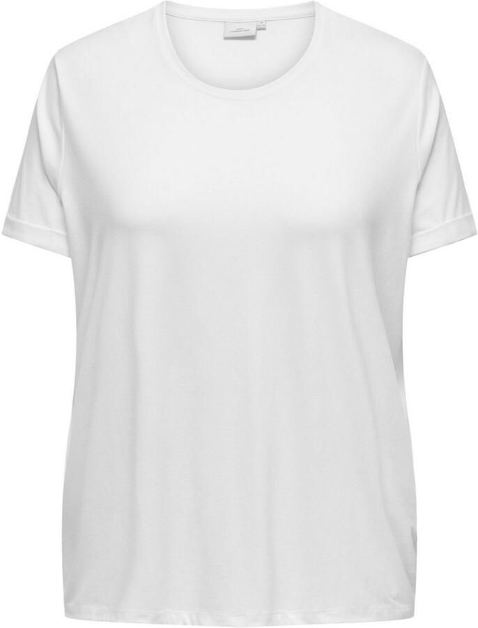 ONLY CARMAKOMA Shirt met korte mouwen CARMOSTER S S FOLD UP TOP JRS NOOS - Foto 2